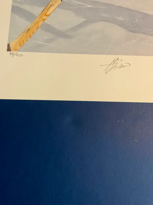 Guy Lafleur set of 2 signed & numbered lithographs. Glen Green - Photo 6