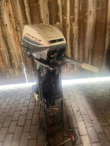 Vintage 1960's 6 hp Evinrude ‘Fisherman’ 2 stroke outboard motor