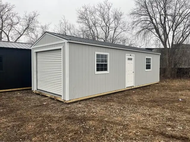 12x32 Prebuilt Garage IN STOCK - 5% OFF SALE & Free Delivery!