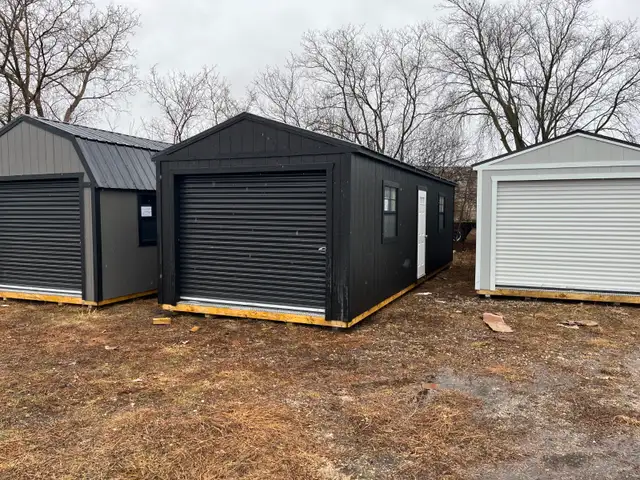12x32 Prebuilt Garage IN STOCK - 5% OFF SALE & Free Delivery! - Photo 2