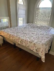 Beautiful KING Mattress (12 Inch)$350 & Platform $199 Delivery