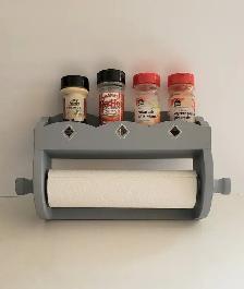 Towel rack with shelf – vintage and upcycled - Photo 6