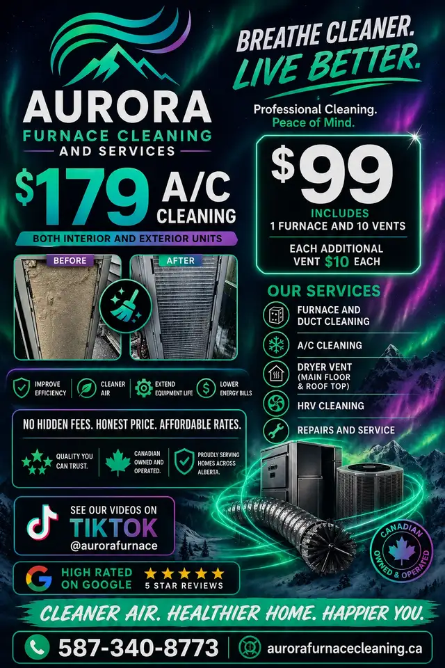furnace and A/C cleaning