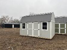 10x16 Side Lofted Shed In Stock/Free Delivery/5% Off Sale