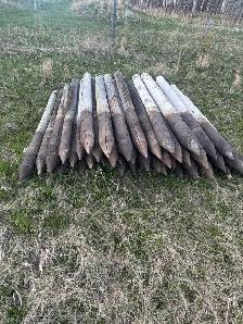pressure treated fence posts
