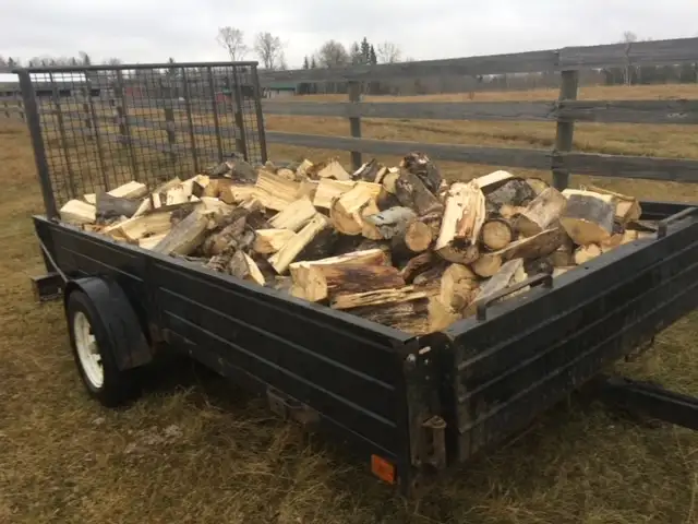 Firewood, Balsam, dried & split ready to burn.
