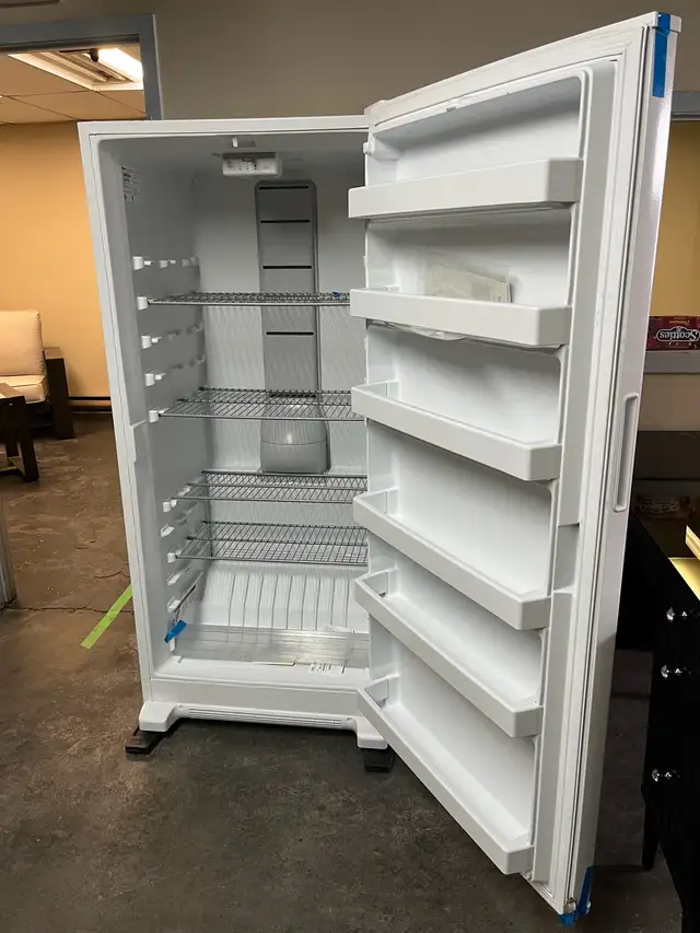new upright freezer 18 cu save $500