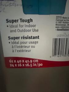 Rubbermaid plastic containers - Photo 5