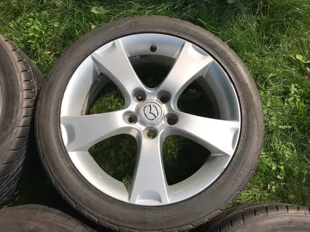 4x Mazda 17" mags 5x114.3   Toyo Proxes 215/45R17 All season - Photo 6