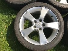 4x Mazda 17" mags 5x114.3   Toyo Proxes 215/45R17 All season - Photo 7