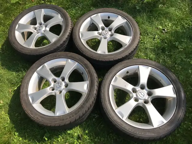 4x Mazda 17" mags 5x114.3   Toyo Proxes 215/45R17 All season - Photo 9