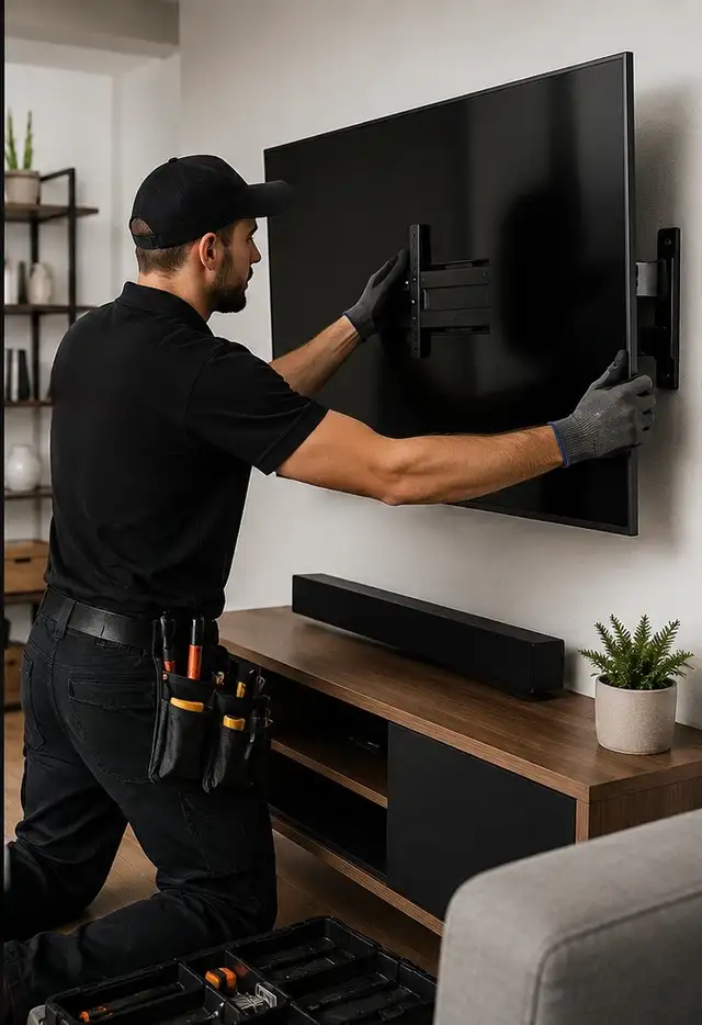 Installation télévision- wall mount tv - Photo 2