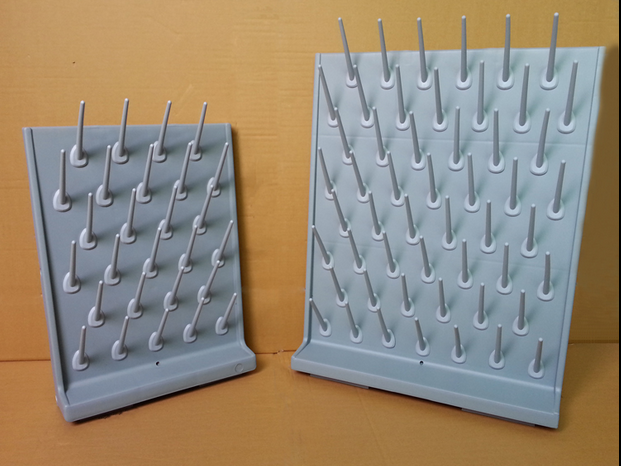 Lab Wall-Mountable 27 Pegs PP Glassware Drying Rack 211045 - Photo 2