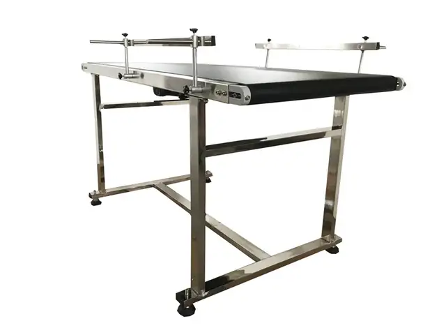 59''x 19.6' Powered Rubber PVC Belt Conveyor Machine110V 230049 - Photo 5