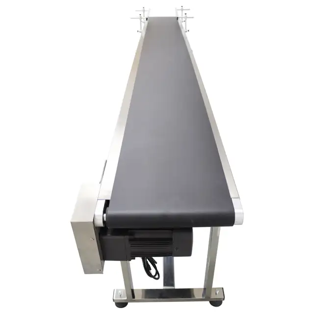 118x15.7inch Industrial Belt Conveyor w/Double Guardrail 230479 - Photo 7