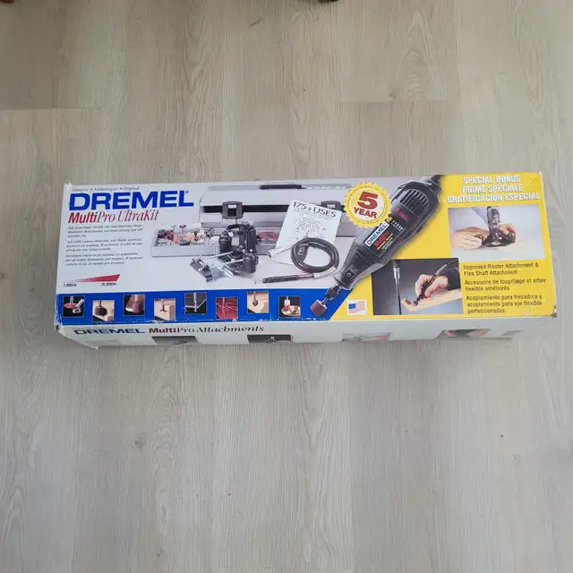 DREMEL MultiPro UltraKit w/ Flex Shaft, Router Attachment - Photo 2