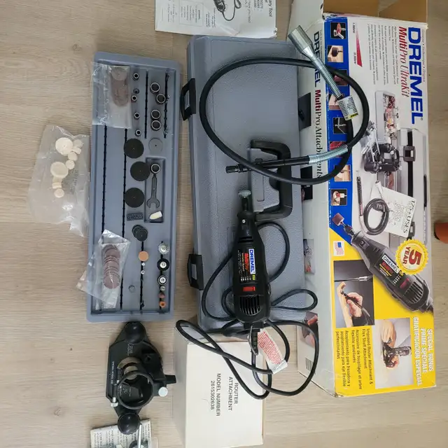 DREMEL MultiPro UltraKit w/ Flex Shaft, Router Attachment - Photo 3
