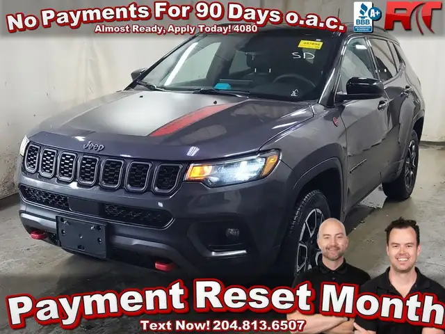 2024 Jeep Compass Trailhawk 4WD - Apple CarPlay / Android Auto,