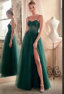LaDivine C150 Prom Dress(Green)