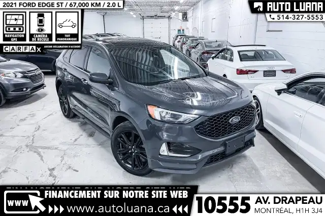 2021 FORD Edge ST Line AWD/ECRAN 12'/TOIT PANO/FULL/67,000km - Photo 2