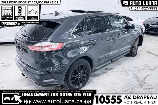 2021 FORD Edge ST Line AWD/ECRAN 12'/TOIT PANO/FULL/67,000km - Photo 3