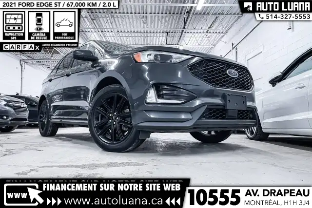 2021 FORD Edge ST Line AWD/ECRAN 12'/TOIT PANO/FULL/67,000km - Photo 8