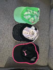 women puma/adidas caps