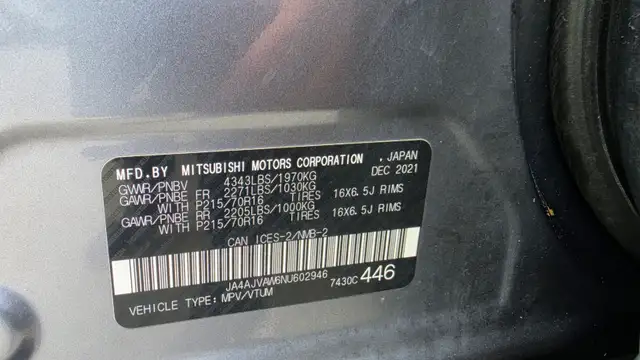 2022 Mitsubishi RVR SE AWC - Photo 35