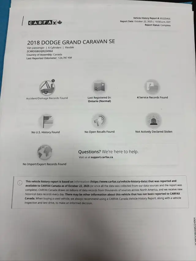 2018 Dodge Grand Caravan CANADA VALUE PACKAGE - Photo 24