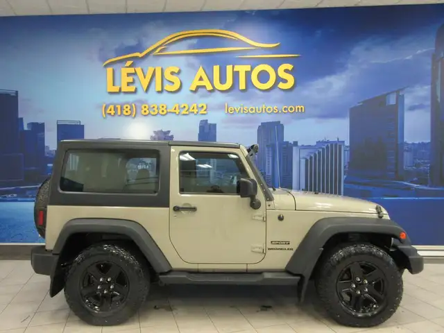 JEEP WRANGLER 2017 SPORT 4X4 V6 3.6L AUTOMATIQUE A/C CRUISE CONT
