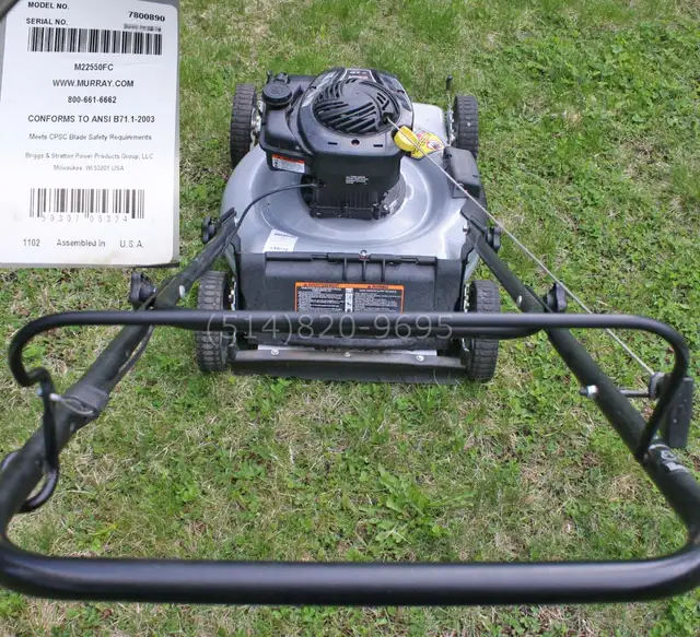 Tondeuse à gazon 22' Briggs Stratton 140cc OHV avec sac - Photo 7