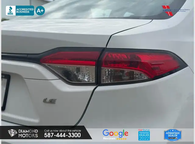 2021 Toyota Corolla LE UPGRADE W/SUNROOF - No Accidents - Low Ki - Photo 10