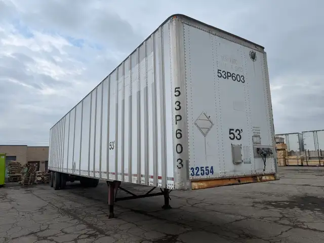 53' dry van storage trailer for sale 905-670-9049