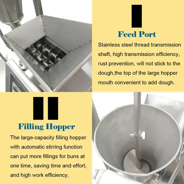 110V Commercial Automatic Steamed Stuffed Bun Machine 056344 - Photo 2