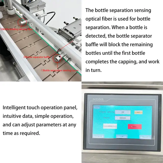 Promotion Automatic Desktop Conveyor Bottle Cap Sealer 160171 - Photo 8