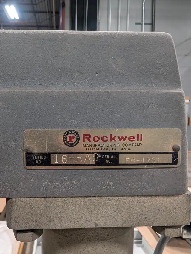 16' RADIAL ARM SAW - Photo 2