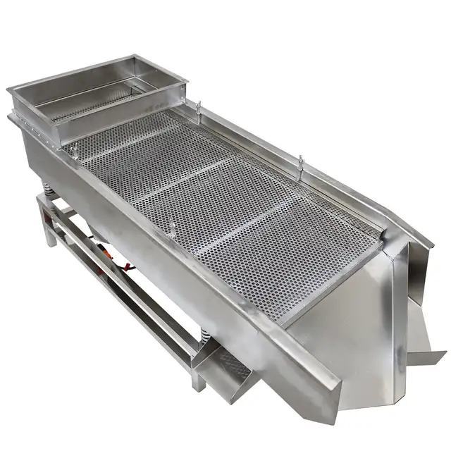 220V 80W2 Linear Vibrating Screen w/6mm & 3mm Screens 230645