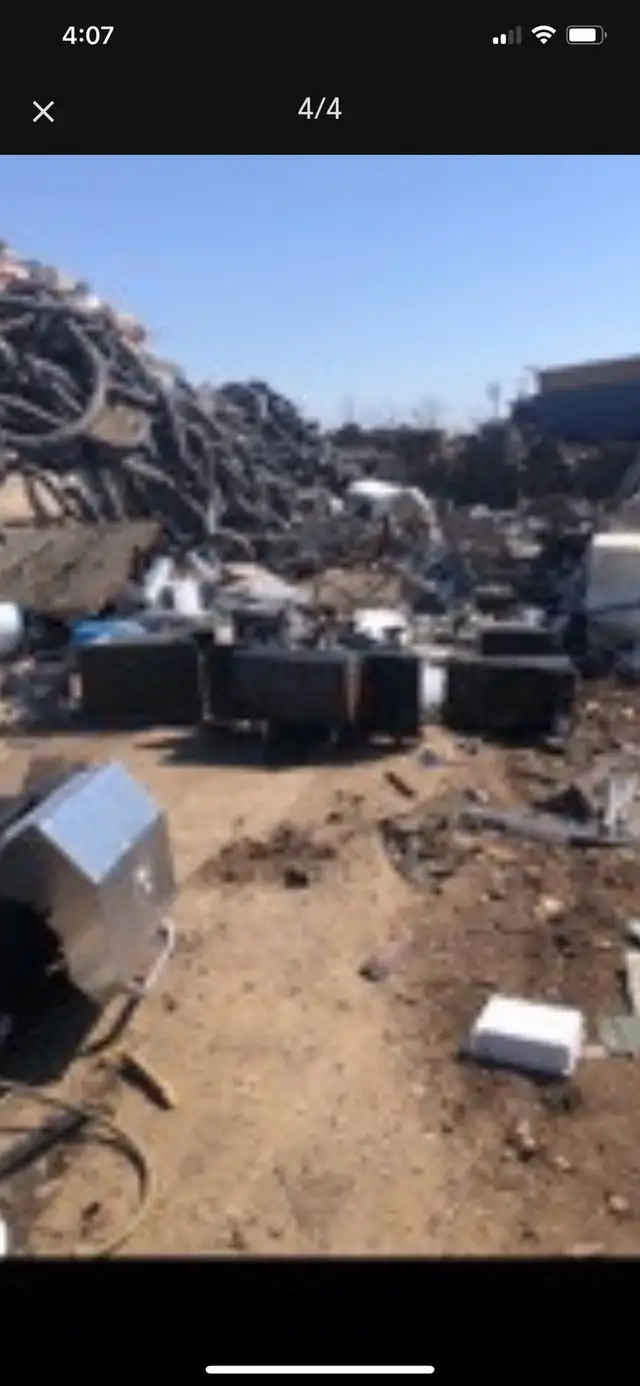 Free scrap metal pick up