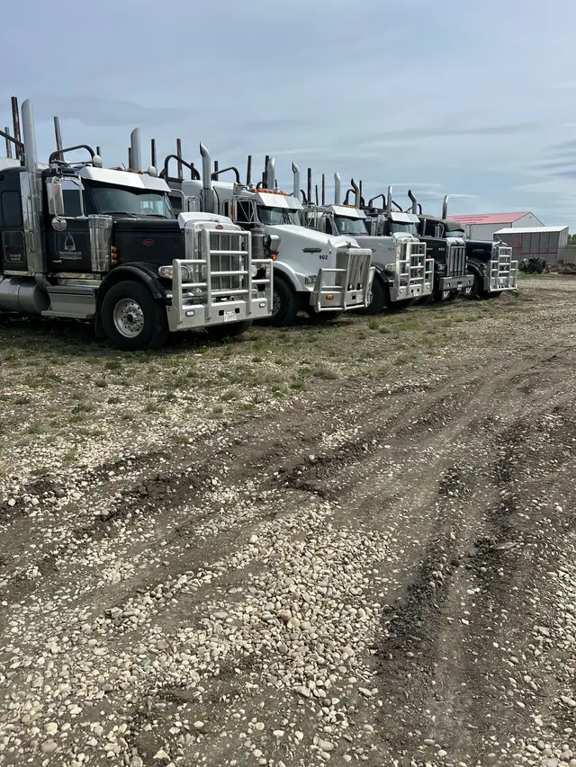 log truck driving position