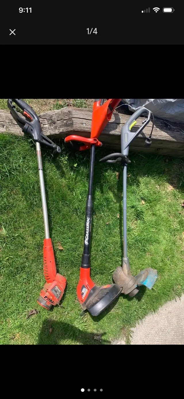 Electric weedeaters