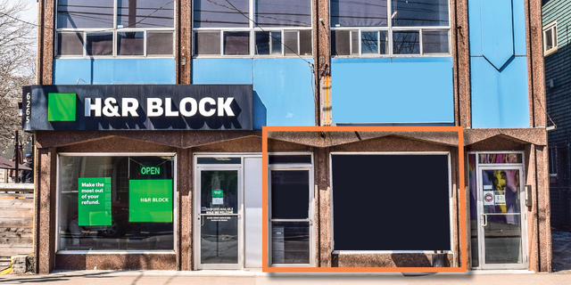 1,431 sq. ft. of ground floor retail space along Quinpool Road