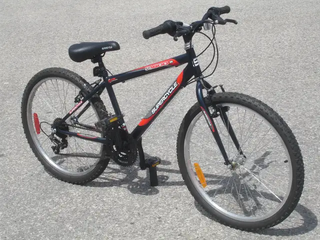 IT'S OUTGROWN NOW 24' SUPERCYCLE SC1800 SERIES 18 SPD MTB BIKE!