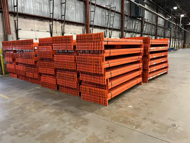 super sale on redirack pallet racking beams 8'6 long x 3' - Photo 4