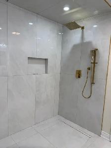SHOWER BASE-SHOWER HEAD-DRAIN-INSTALL-UPGRADE-RENO 437.265.5851