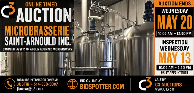 Complete 2016 HG MC Brewhouse - Auction ends May 20 @10AM (QC) - Photo 2