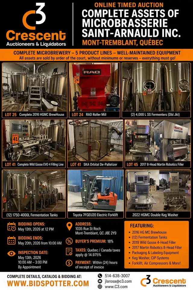 12x SS Fermentation Tanks 1750 - 4000 Litres - Auction May 20 - Photo 7