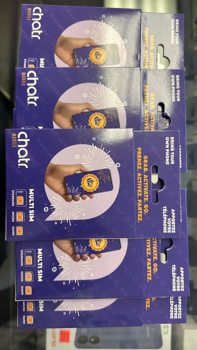 CHATR MOBILE PREPAID PHONE PLANS $25 for 20 GB