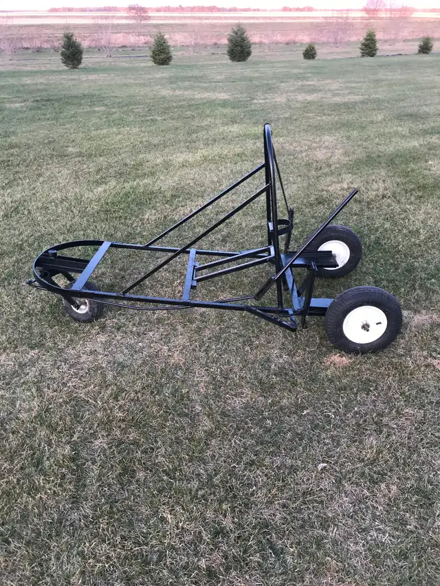 Welded Steel wheeled Summer Dog Sled Trainer