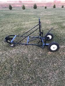 Welded Steel wheeled Summer Dog Sled Trainer