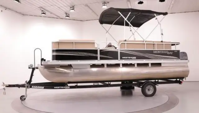 2019 Montego Bay 20-0 Pontoon Boat and Trailer